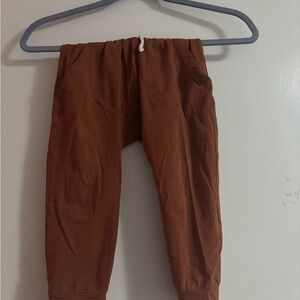 Kids Brown Jogger Pants